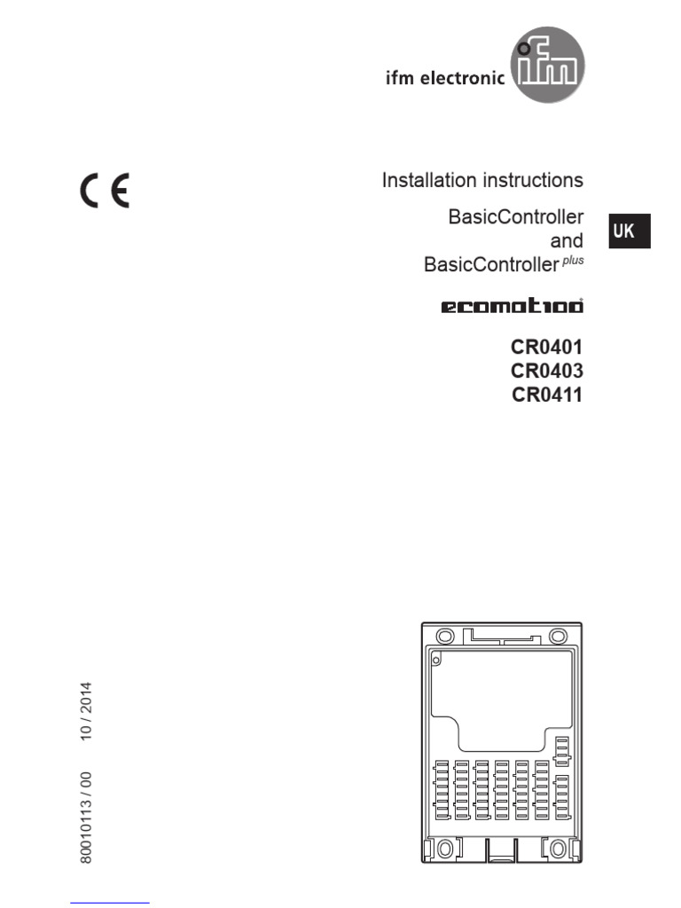 Cr0401 0403 0411 Installation Manual | PDF