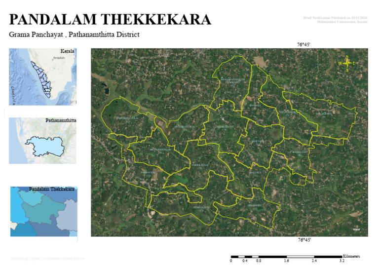 Pathanamthitta District Map Overview | PDF