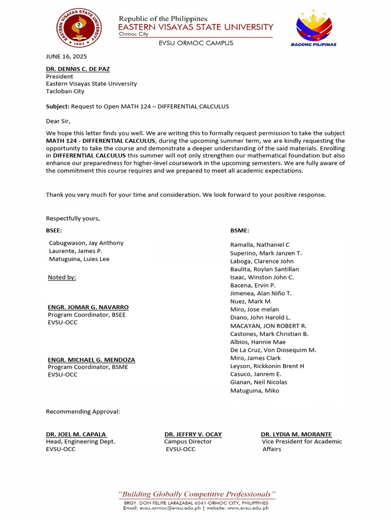 Diff Cal Petition Fixed 2 | PDF