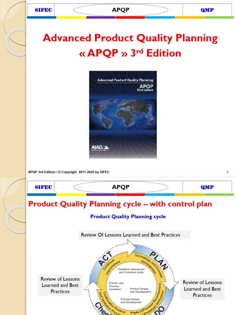 APQP 3rd Edition Overview by SIFEC | PDF | Evaluation