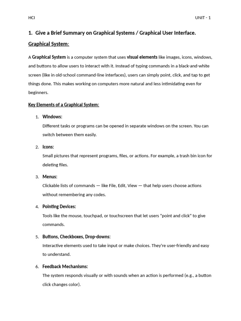 Overview of Graphical User Interfaces | PDF | Graphical User Interfaces ...