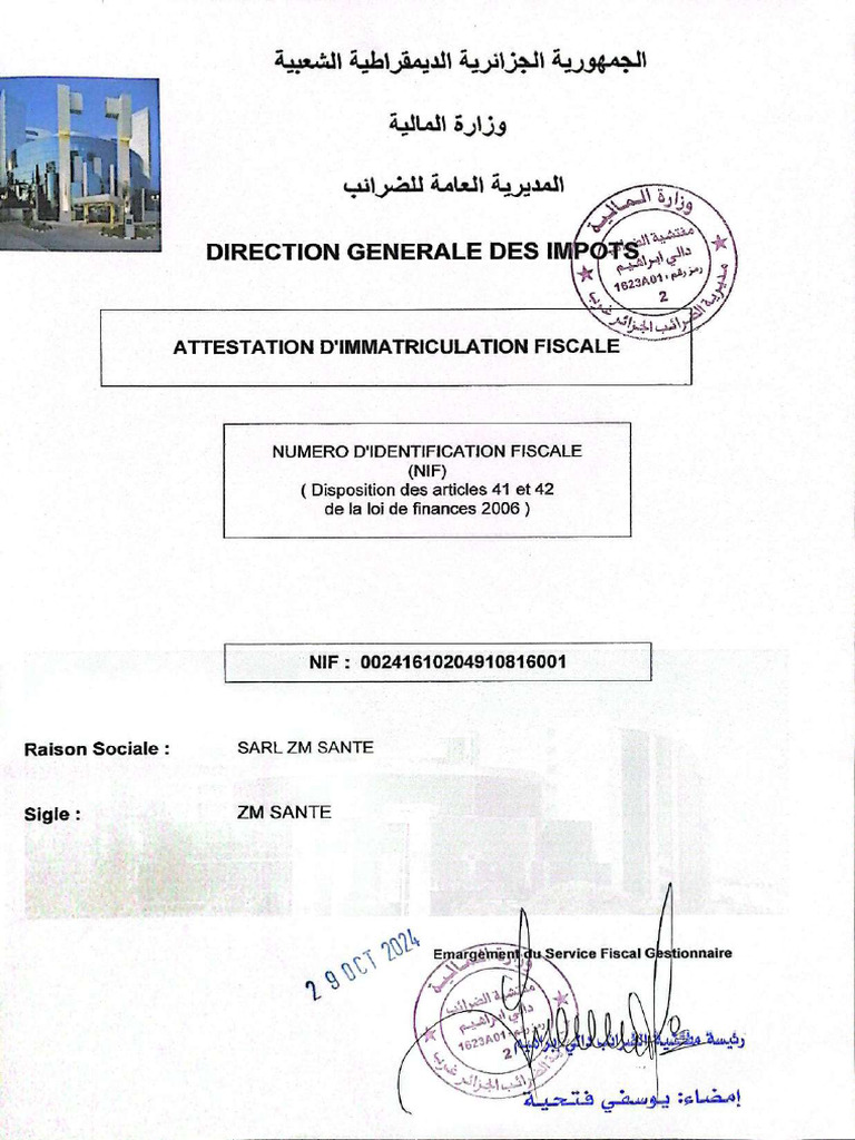 Nif S | PDF