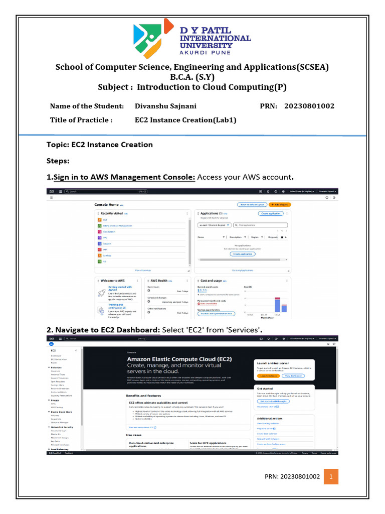 EC2 Instance | PDF