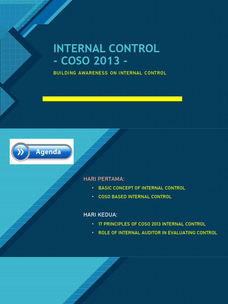 COSO 2013 Internal Control Principles | PDF | Business Economics ...