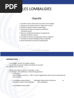 Drapeaux rouges en lombalgie sciatique | PDF | Lombalgie | Physiologie
