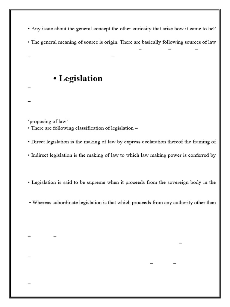 Unit 3 Source of Law | PDF | Precedent | Equity (Law)