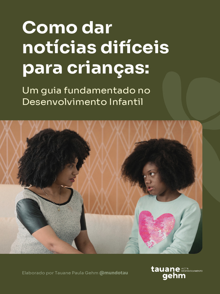 Como Comunicar Notícias Difíceis a Crianças | PDF | Morte | Família