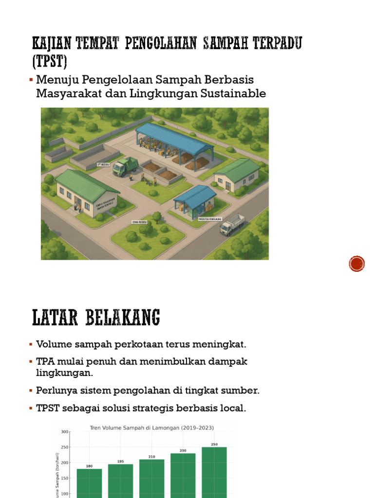 Solusi TPST untuk Pengelolaan Sampah Berkelanjutan | PDF