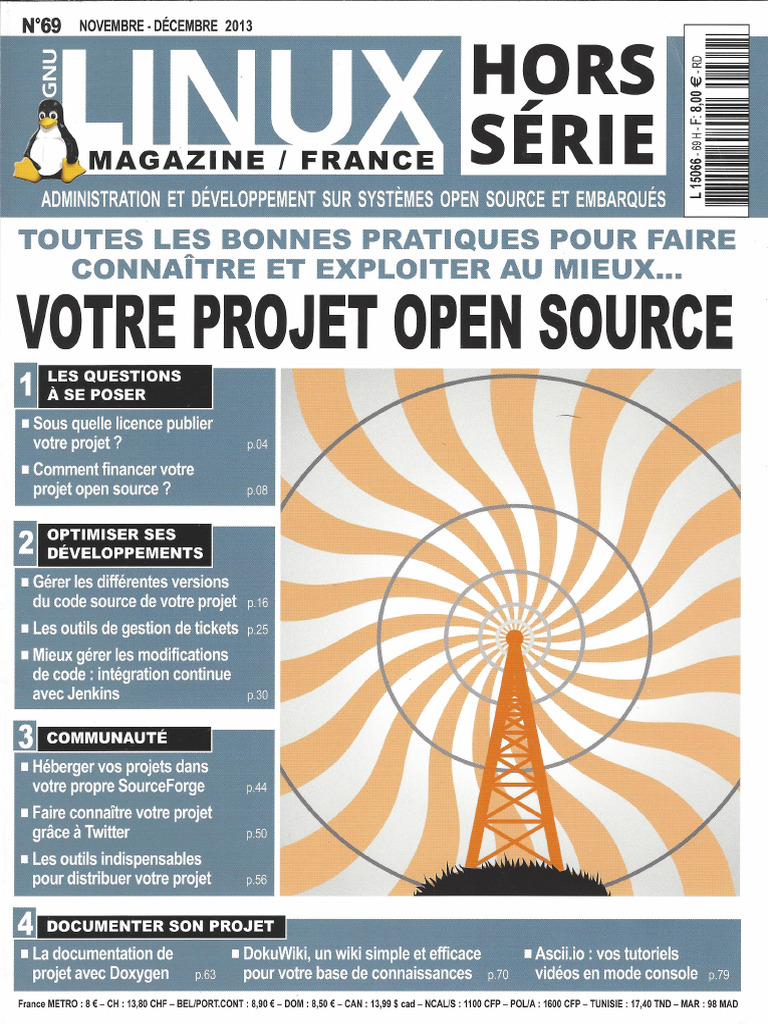 GNU Linux Magazine HS - 2013.11 - HS69 - Votre Projet Open Source | PDF