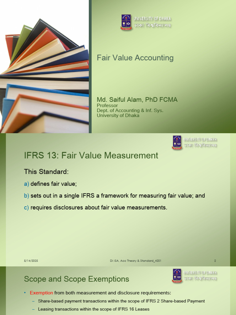 6. Fair Value Accounting | PDF | Fair Value | Valuation (Finance)