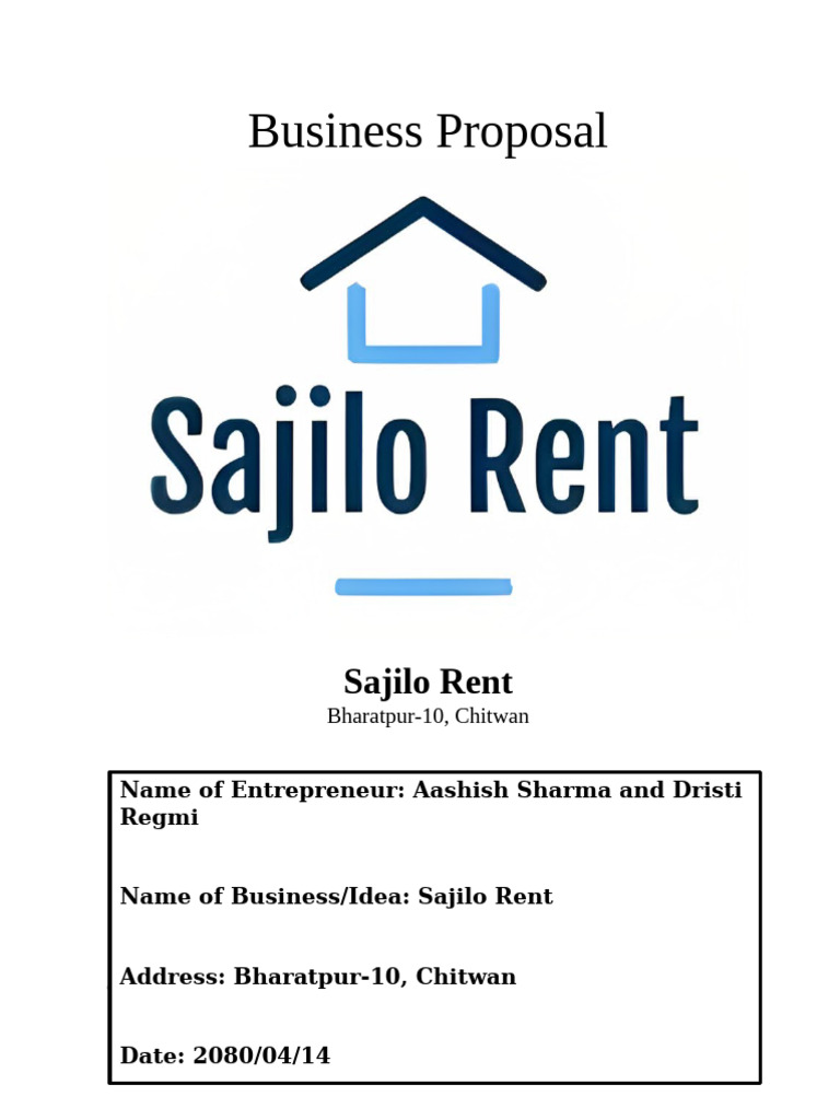 Sajilo Rent: Online Housing Solutions | PDF | Digital Marketing | Expense