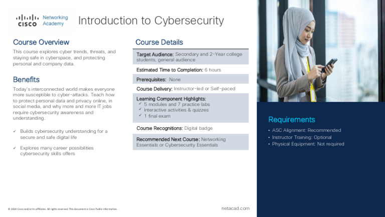 Cybersecurity Course Overview for Students | PDF | Computer Security ...