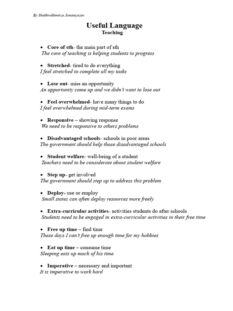 Day12 Language+Summary | PDF