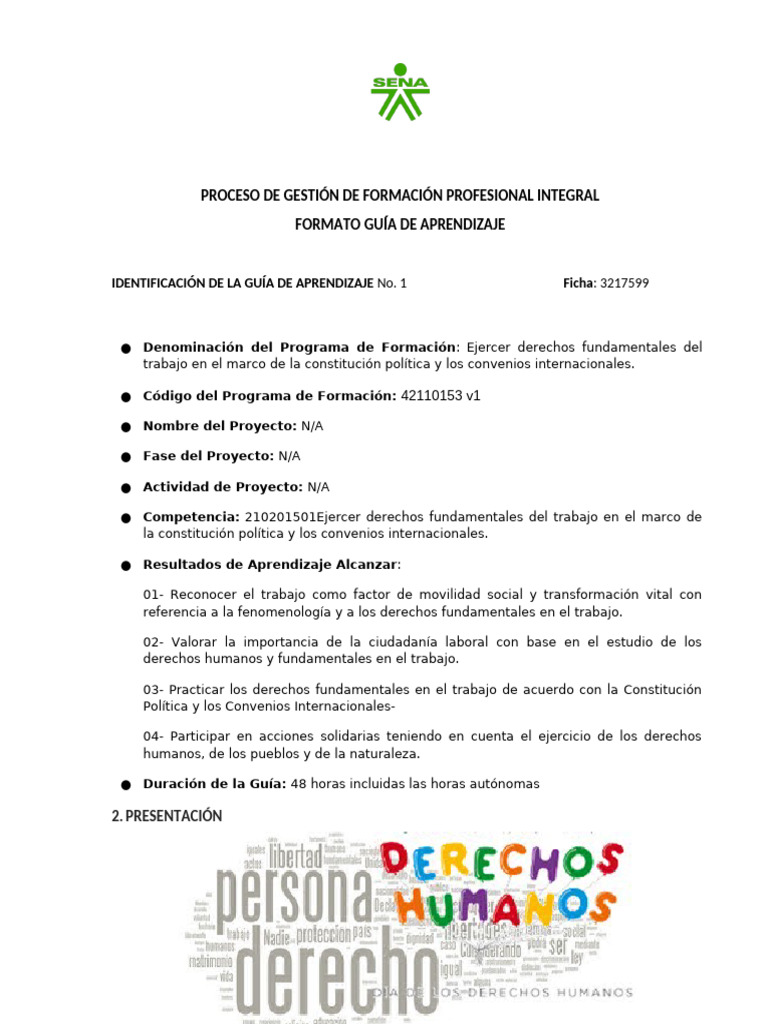 Derechos Fundamentales en el Trabajo | PDF | Derecho laboral | Salario