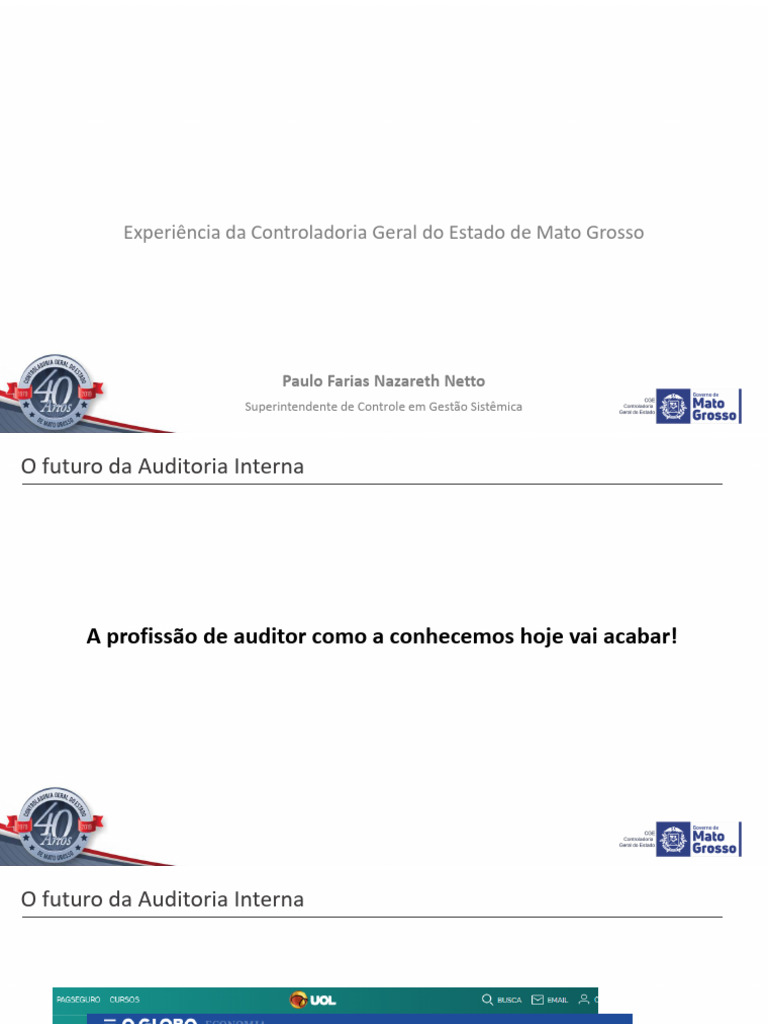 Avaliação da Auditoria Interna e Controle | PDF | Auditoria interna ...