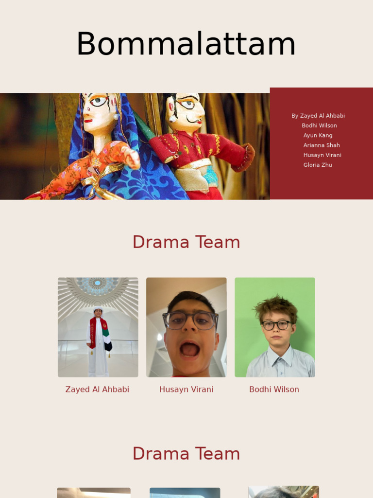 Bommalattam Puppetry | PDF | Puppetry | Puppets