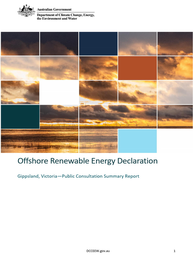 Gippsland Offshore Renewable Energy Report | PDF | Wind Power ...