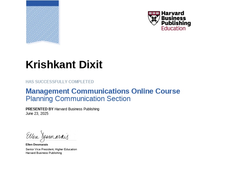 Management Communications Online Course Planning Communication Section ...