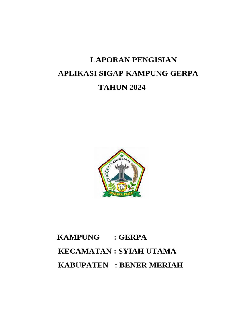 Sigap Tahun 2024 | PDF