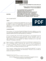 Resolución Nueva Administradora Temporal de La U