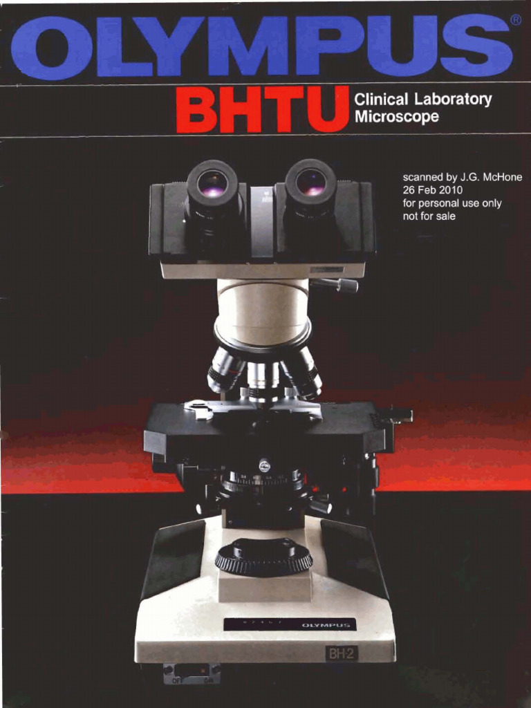 Olympus BHTU Microscope Overview | PDF | Microscopy | Optics