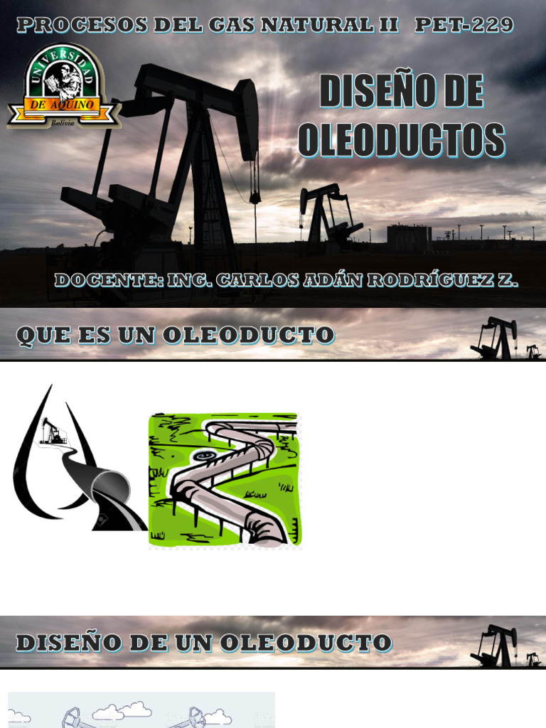 Diseño de Oleoductos | PDF | Líquidos | Numero Reynolds