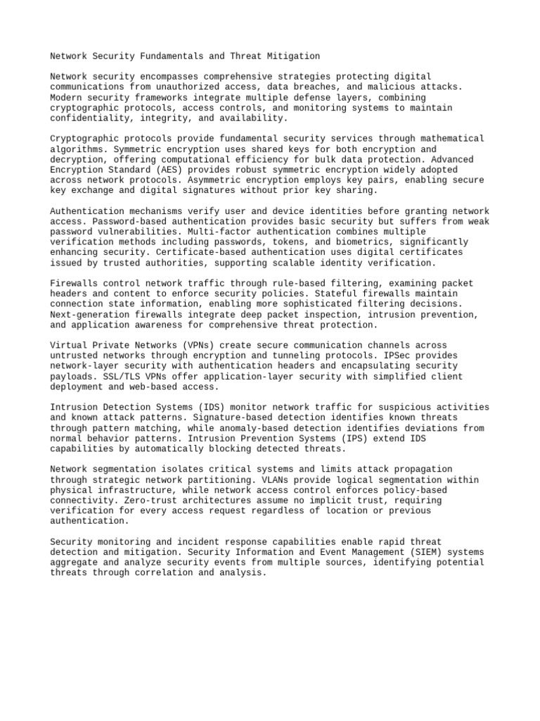 Network Security Fundamentals Explained | PDF | Security | Computer ...