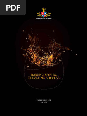 B’z PARTY presents -FYOD-リストバンド Himalayan Distillery Annual Report 2023/24 | PDF | Margin (Finance