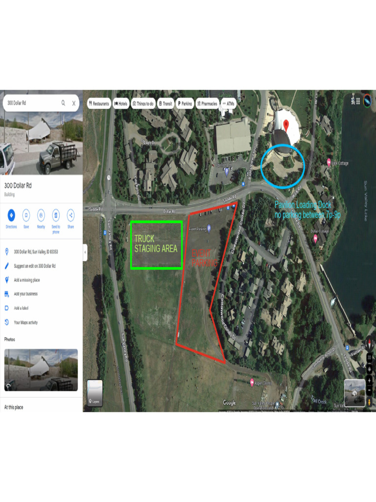 SV Pavilion - Truck Parking Map | PDF