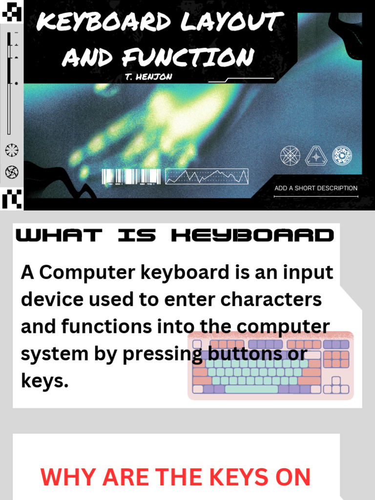 Keyboard Layout and Functions | PDF | Computer Keyboard | Typewriter