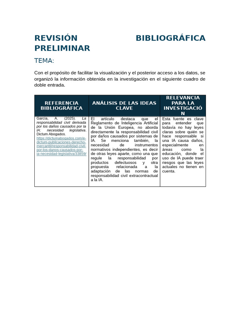 Responsabilidad Civil por IA: Análisis Legal | PDF