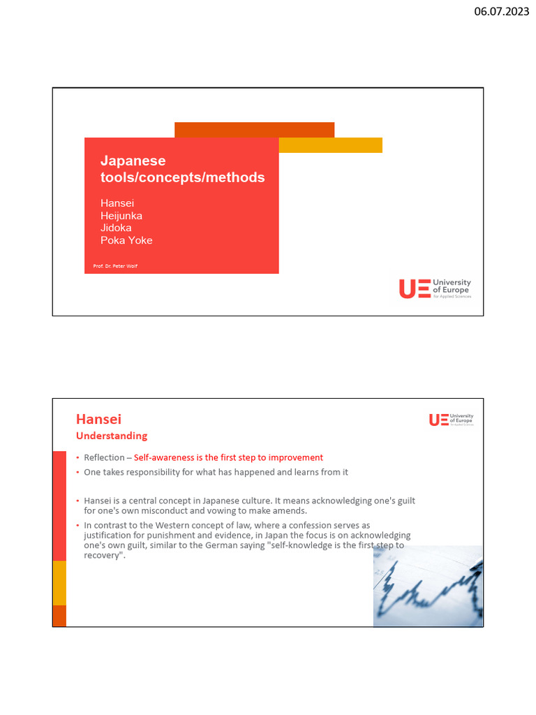 Hansei Heijunka Jidoka PokaYoke | PDF | Lean Manufacturing | Production ...