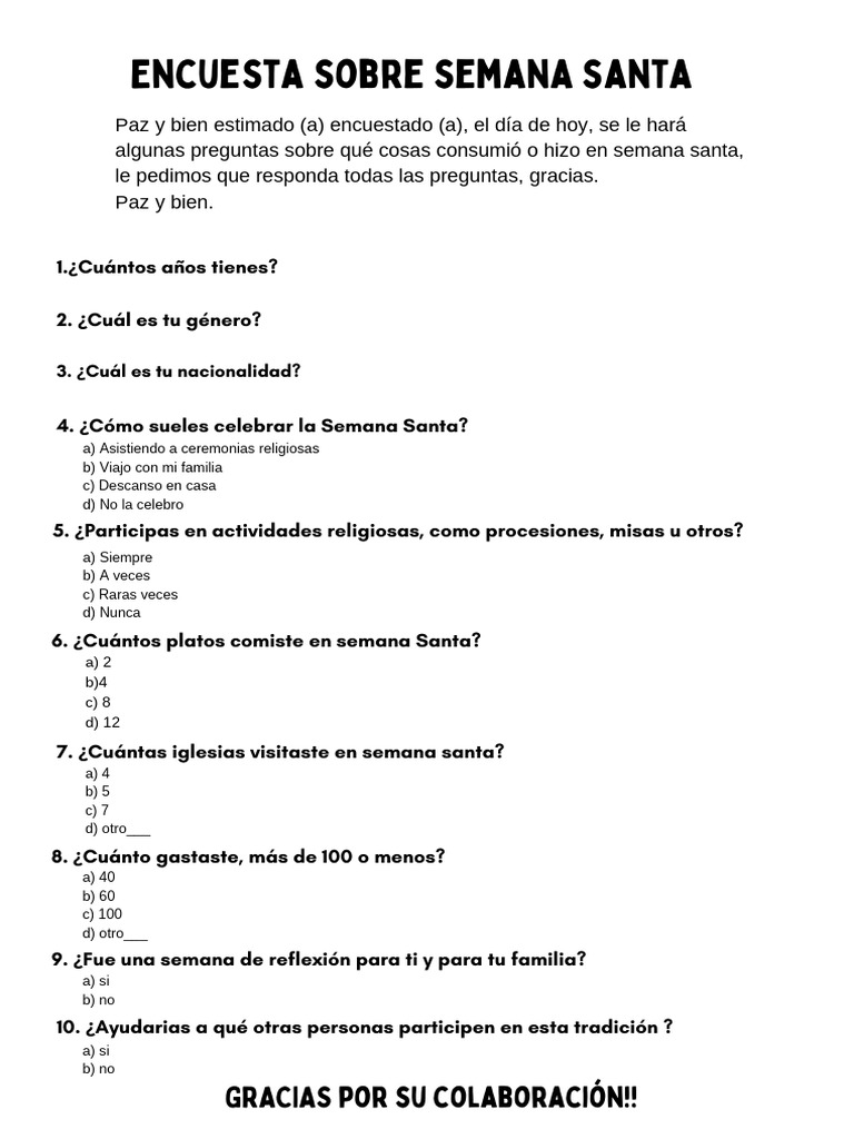 Hoja de Trabajo Imprimible Encuesta de Evaluación Del Desempeño Docente ...