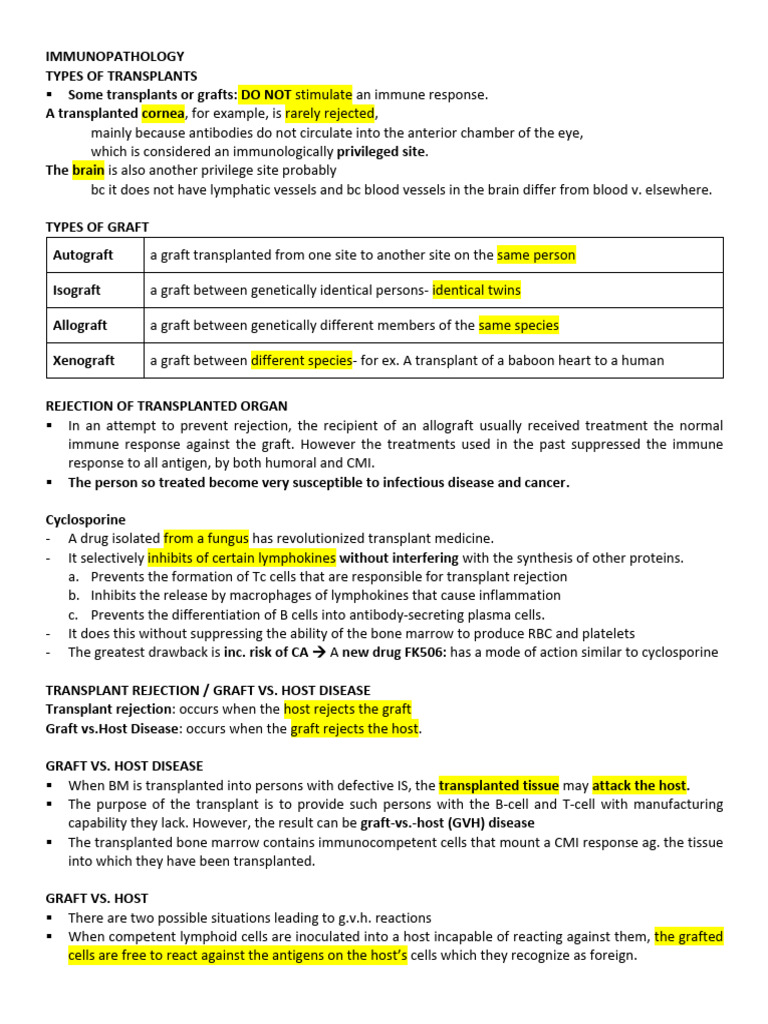 Understanding Transplant Immunology | PDF | Transplant Rejection ...