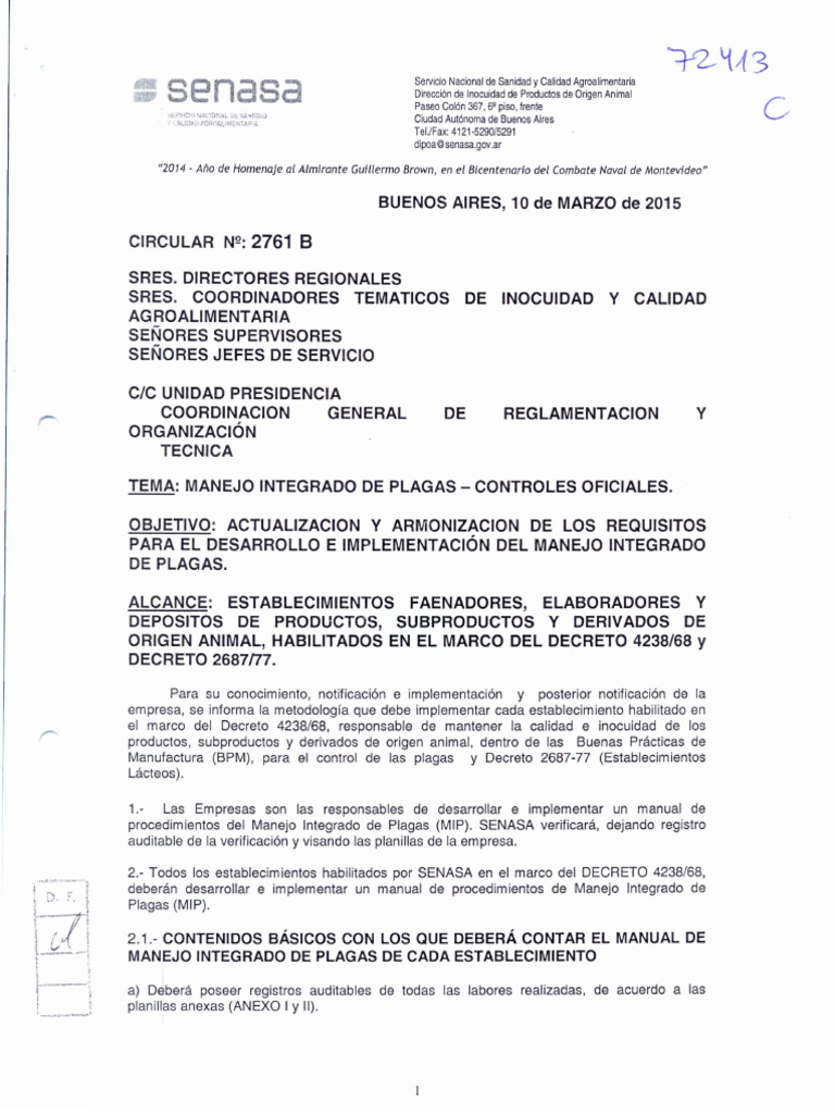 Circular 2761 B-1 | PDF