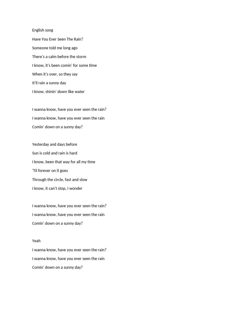 Classic Songs Lyrics Compilation | PDF