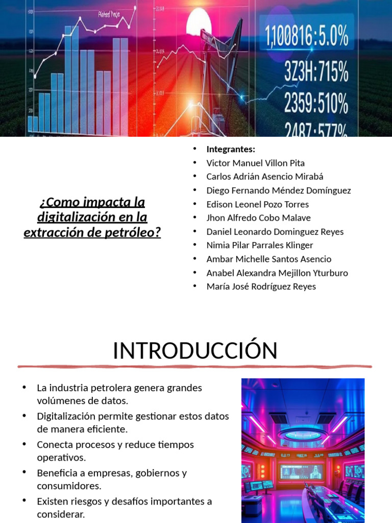 Impacto de la Digitalización en Petróleo | PDF | Big Data | Internet de ...