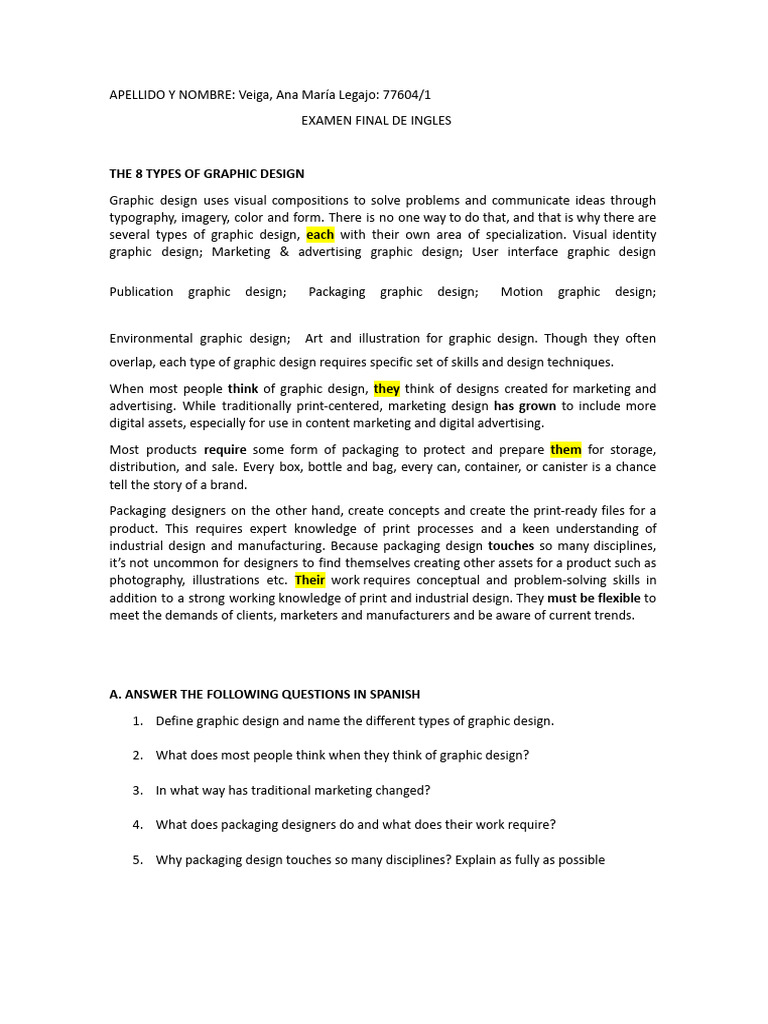 Types of Graphic Design Explained | PDF | Graphic Design | Design