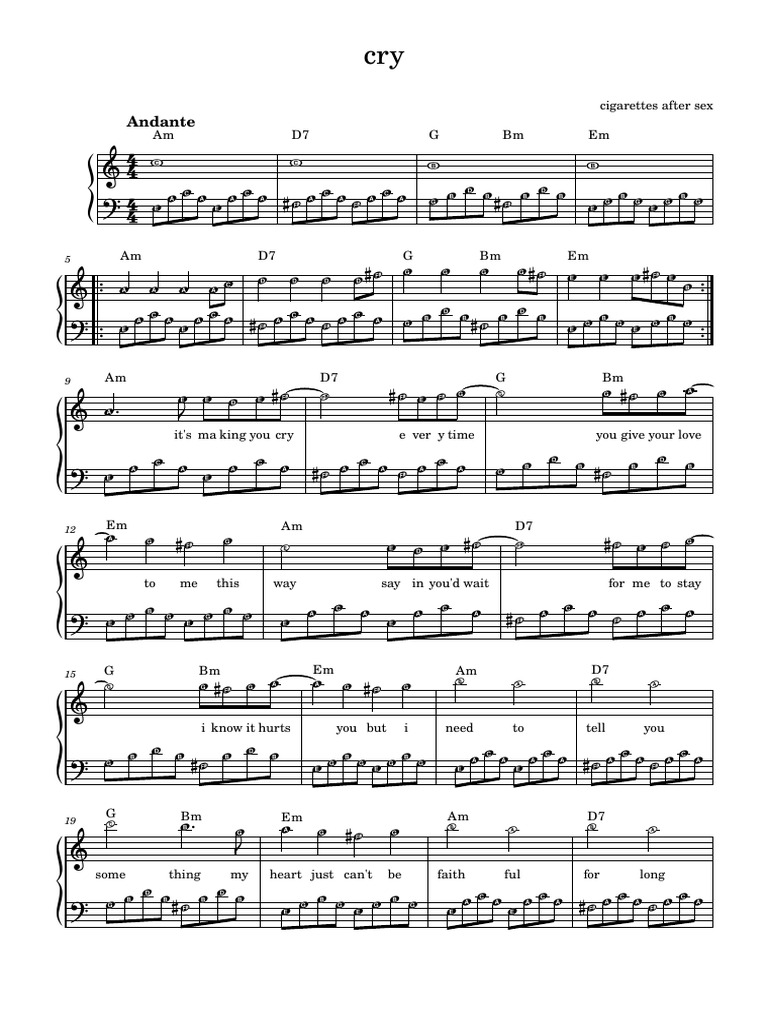 cry by cigarettes after sex lyrics meaning Meaning of 