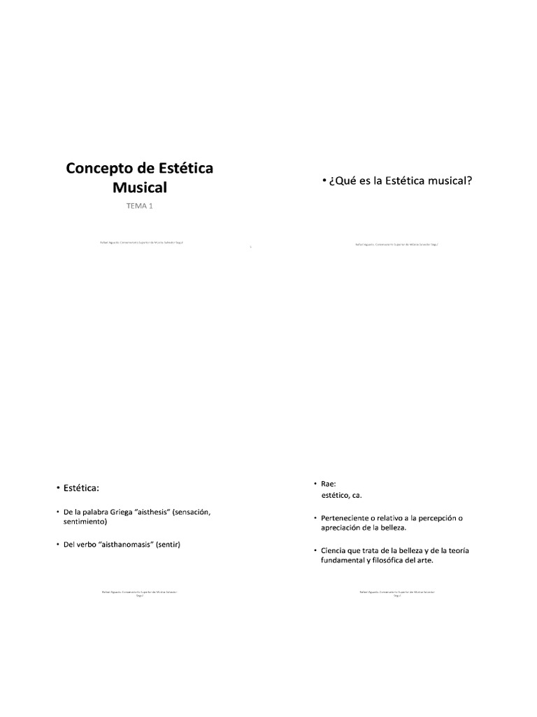 Apuntes Estética Alumn. | PDF