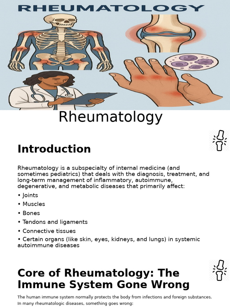 Overview of Rheumatology and RA Management | PDF | Rheumatoid Arthritis ...