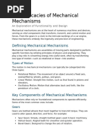 Types of Machine Movements Explained | PDF | Oscillation | Rotation