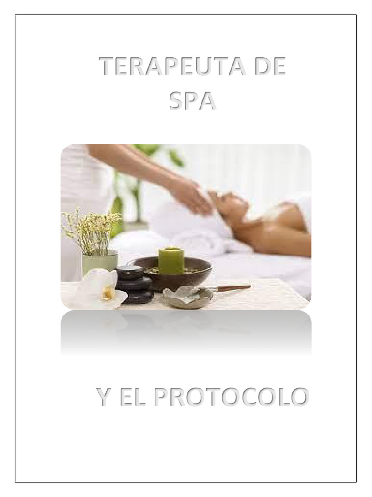 Funciones del Terapeuta de Spa | PDF | Masaje | Terapia