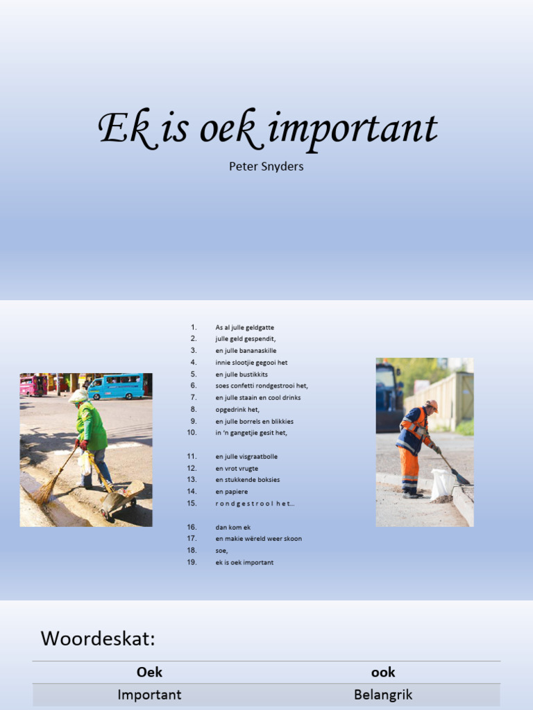 Ek Is Oek Important | PDF