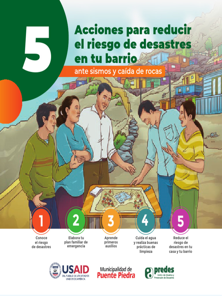 5 Acciones PP para Reducir El Riesgo de Desastres | PDF