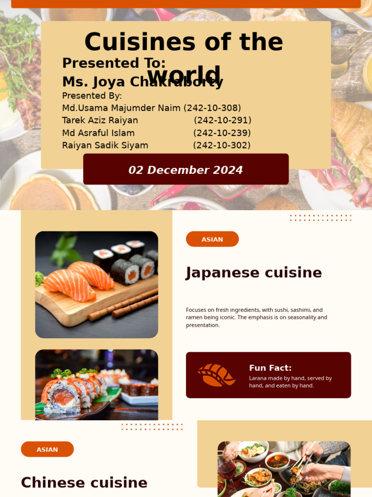 Cuisines of The Word | PDF