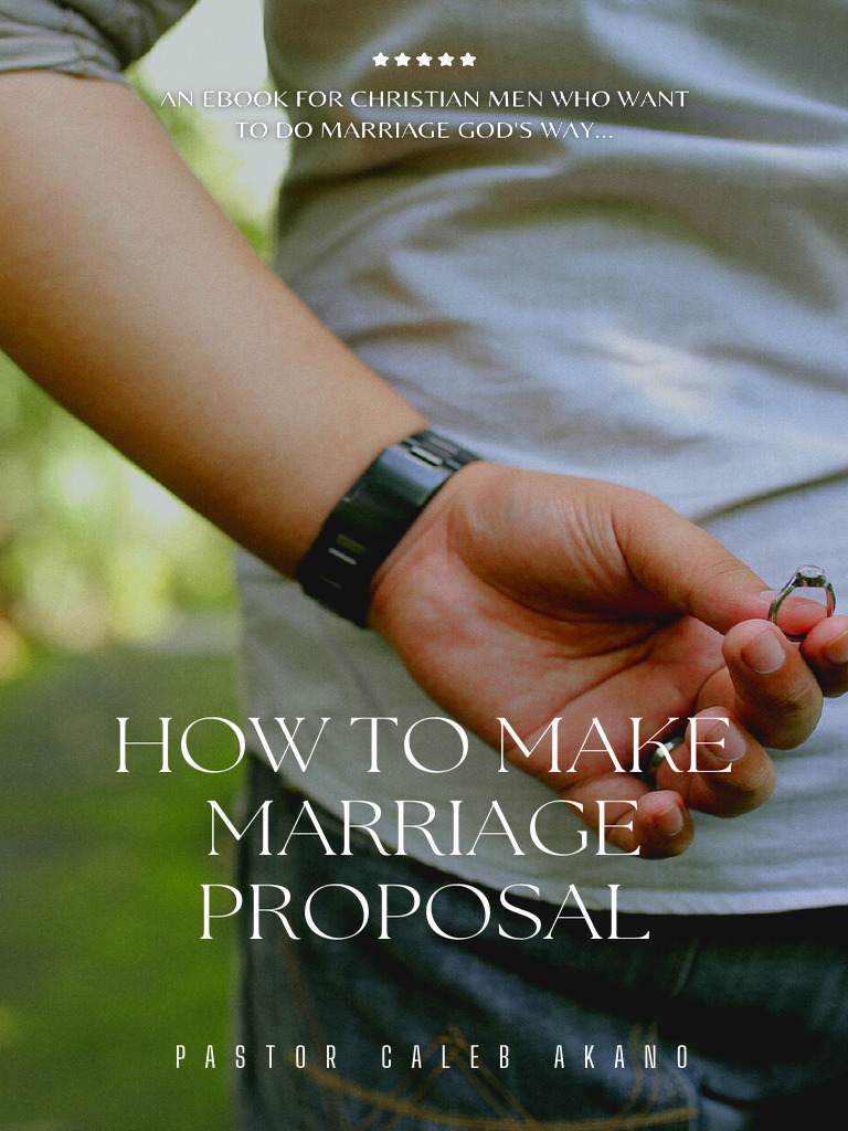 Marriage Proposal Guidance | PDF | Marriage | Prayer