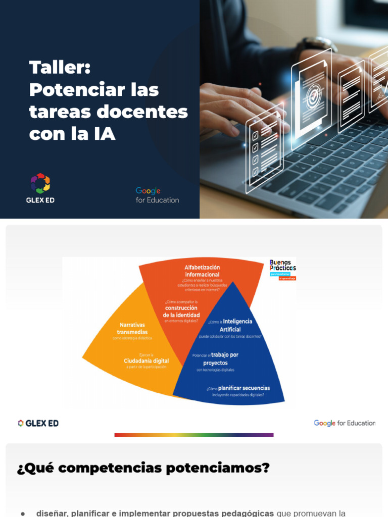 Taller de IA para Docentes Efectivos | PDF | Inteligencia artificial ...
