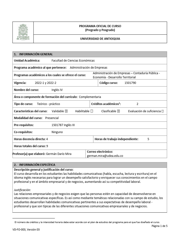 Inglés IV+-+Firmado | PDF | Toma de decisiones | Marketing