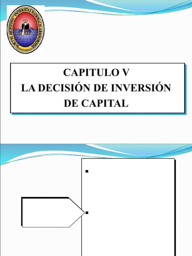Capitulo V Decisiones de Inversion de Capital | PDF | Presupuesto ...